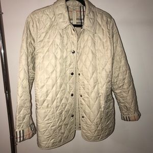Burberry quilted diamond barn jacket size L